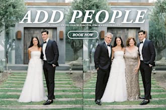 add people or objects to your photo, professionally