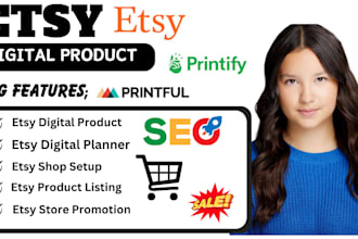 do etsy digital product design, etsy shop etsy seo etsy listing in etsy shop ets