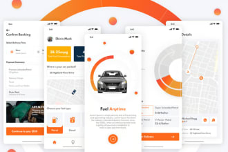 develop on demand fuel delivery app, gas delivery app, gas station app