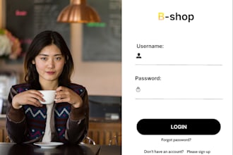 design professional and modern website UX design in figma