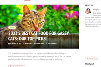 published your guest post on my established pet websites