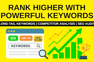 do best keyword research long tail key word and niche research services