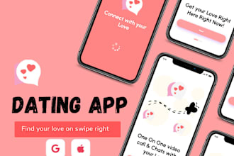 make a dating app for both android and ios