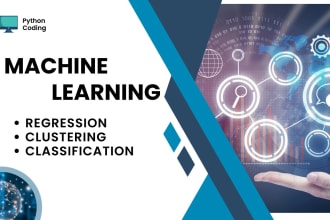make ml models for classification, regression and clustering