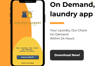 develop a laundry app for both anrdoid and ios