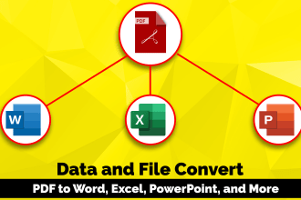 expert file conversion services, PDF to word, excel, powerpoint, and more