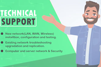 deliver IT and network technical support