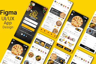 design UI UX mobile app web mockup in figma or adobe xd
