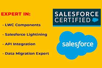 help you with salesforce lightning and lwc