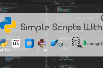 do your simple python projects and debugging