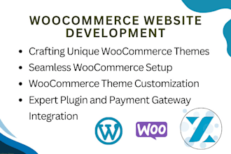 setup woocommerce and will do woocommerce theme customizing