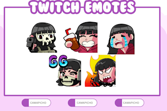 custom cute emotes, sub badges in 24 hours