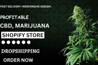 design vape cbd shopify store cannabis website design marijuana  website design