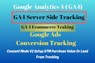 fix or set meta pixel, ga4 ecommerce tracking, ga4 server side tracking by GTM