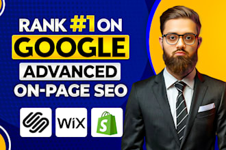 do advanced shopify squarespace wix website on page seo for google rankings