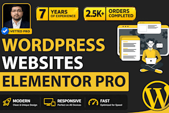 create high converting wordpress website with elementor pro