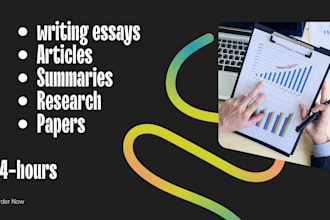 write essays, summaries, blogs, paragraphs, etc