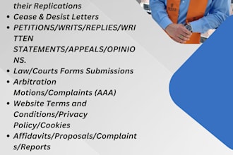 draft all your legal documents, agreements, contracts and legal advice