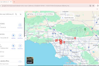scrape google maps businesses details to excel