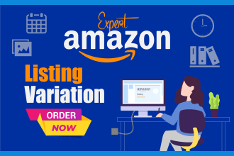 create amazon fba product listing and fix child listing variation with flat file