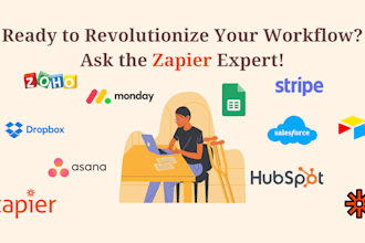 be your zapier automation, zapier integration expert