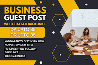 do guest posts on business blogs dofollow SEO backlinks