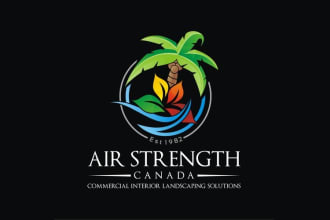 make tree, natural, organic and landscape logo