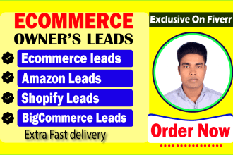 do b2b ecommerce leads, amazon leads, shopify store owner list
