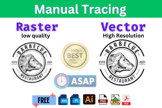 do manual vector tracing illustrator vector trace bitmap convert revamp,resize