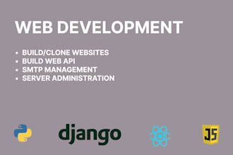 create your websites and web api
