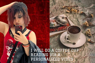 do a psychic coffee cup reading video
