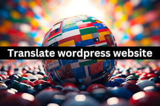 translate wordpress website into any multilanguage