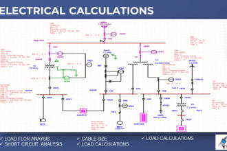 do electrical calculations in etap, excel and autocad