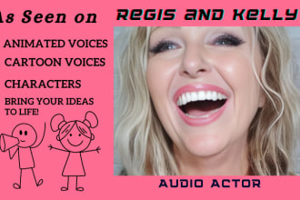 be your animated cartoon voice or character