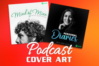 design an amazing artwork for your podcast cover art