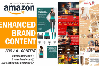 design attractive amazon ebc a plus content for amazon listing