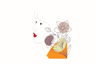 provide elegant and detailed line art illustration service