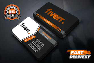 do professional and luxury business card design