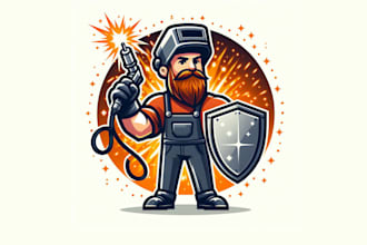 do make welder mascot logo for your company