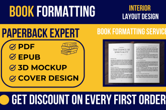 design professional interior layouts and book covers