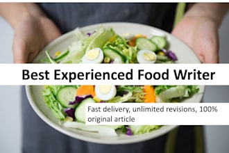 write asian food article for your blog
