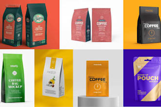 premium tea ,pouch design, food packaging, coffee packaging