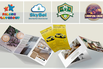 do any graphic design, logo design, catalog, brochure, flyer