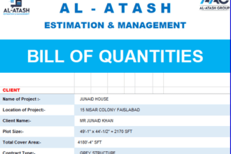 do construction cost estimation, boqs, bbs and quantity take off material