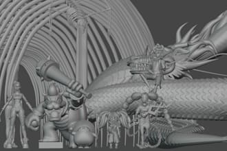 sculpte your 3d character design