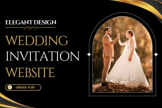 make a wedding invitation website or wedding website