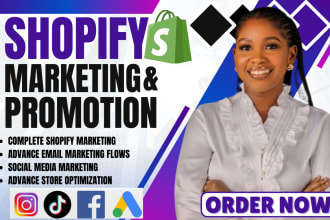 increase shopify sales, complete shopify ecommerce marketing, shopify manager