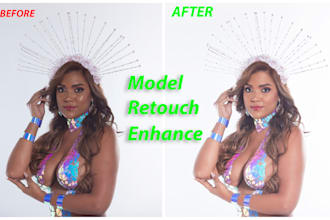 do high end retouch on photo editing work easily photoshop