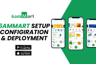 setup 6ammart and publish it to the play store and app store