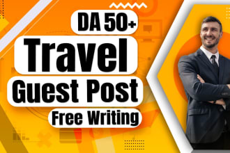 publish article guest post on high da travel blogs with dofollow backlink